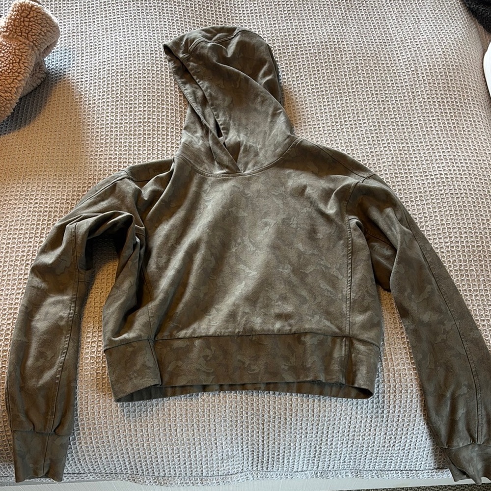Athleta Crop Hoodie